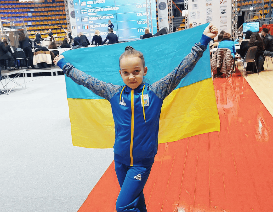 Milana is representing Ukraine in the dance competition