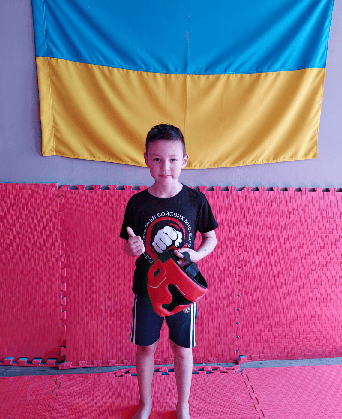 8-year-old Kostyantyn from Kherson