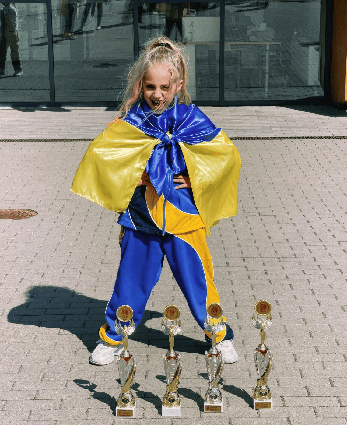 8-year-old Varvara from Toretsk
